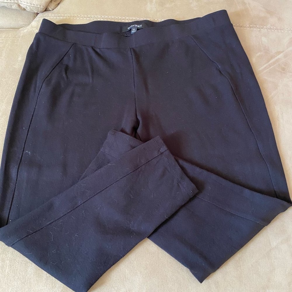 Ellen Tracy, XL Fitted Black Pant